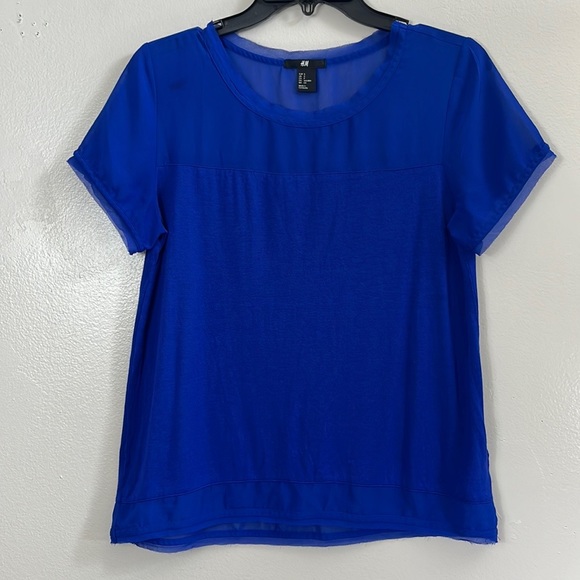 H&M blue top women’s size S - Picture 7 of 7